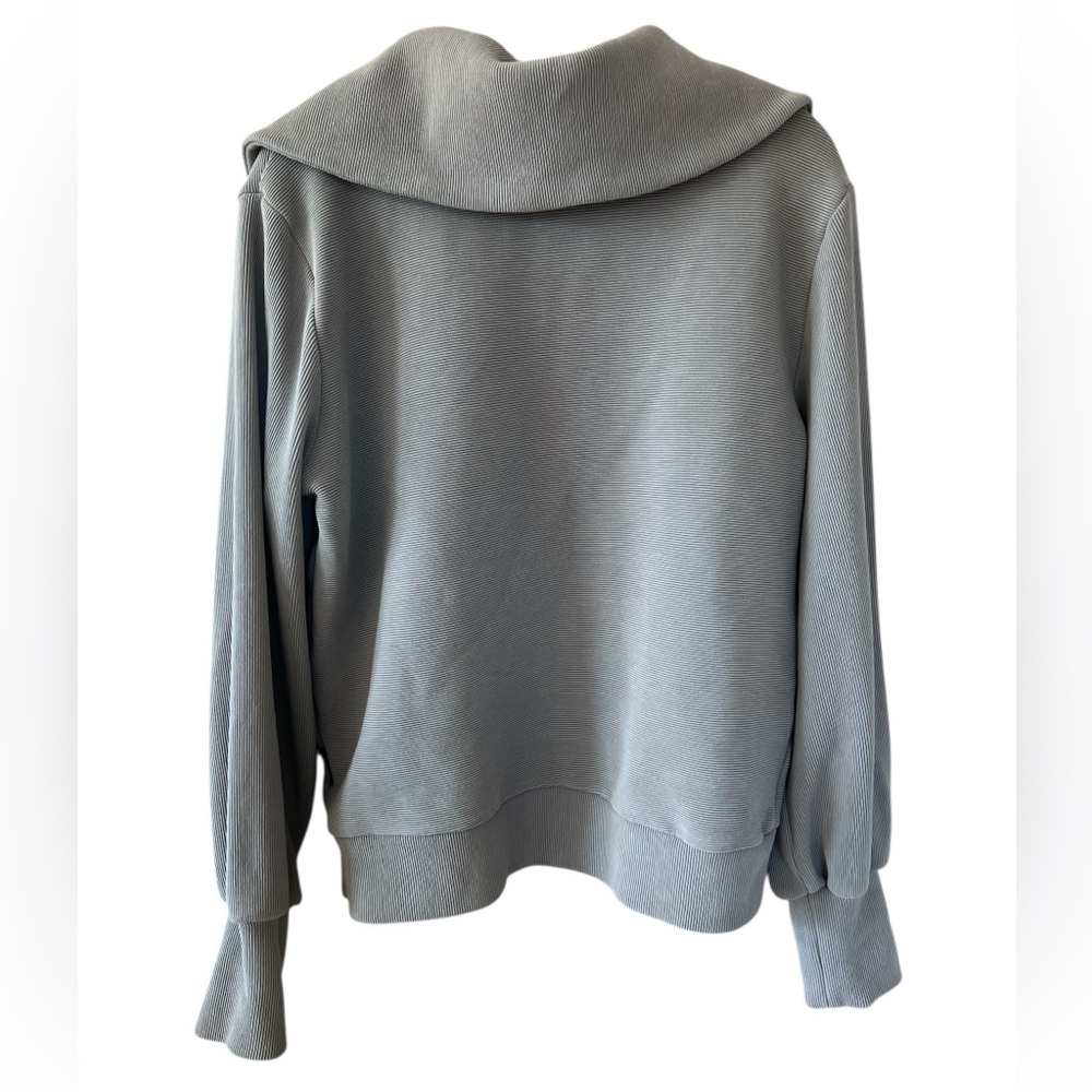 Varley Taupe Half-Zip Sweatshirt - Picture 7 of 12